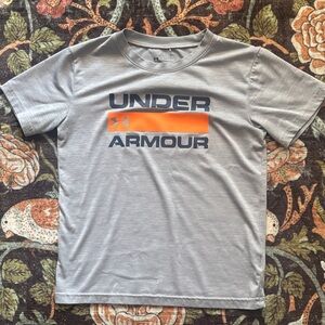 Under Armour Kids T-Shirt in Gray and Orange